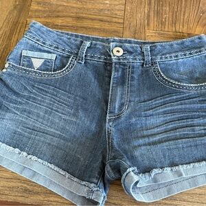 Women's Blue Denim Shorts